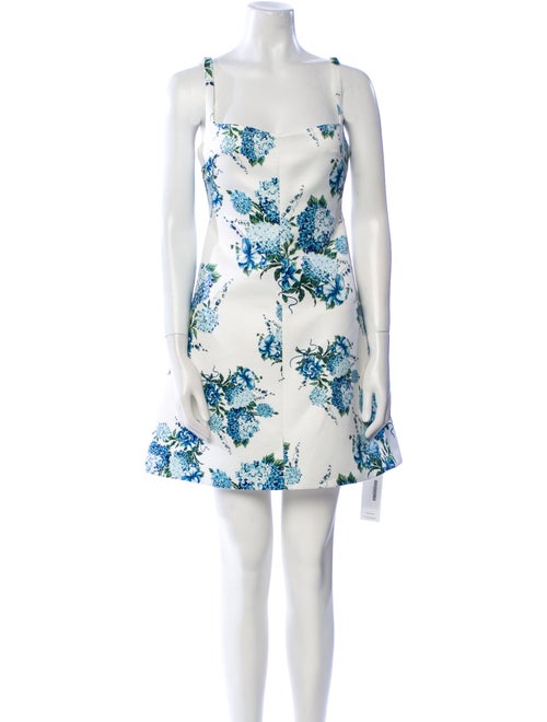 Emilia Wickstead Floral Print Mini Dress