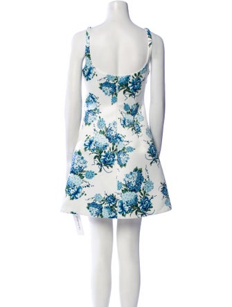 Emilia Wickstead Floral Print Mini Dress