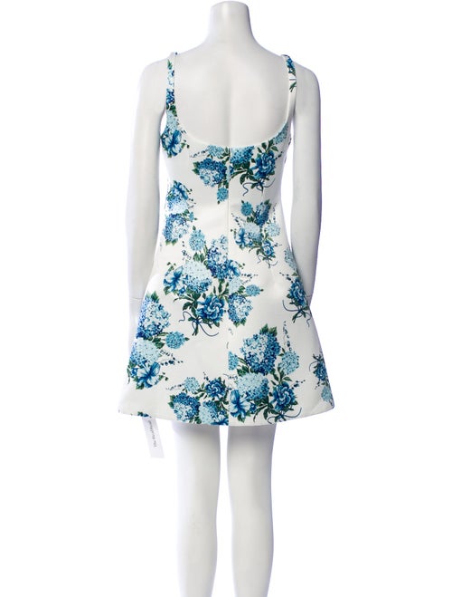 Emilia Wickstead Floral Print Mini Dress