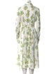 Emilia Wickstead Floral Print Midi Length Dress