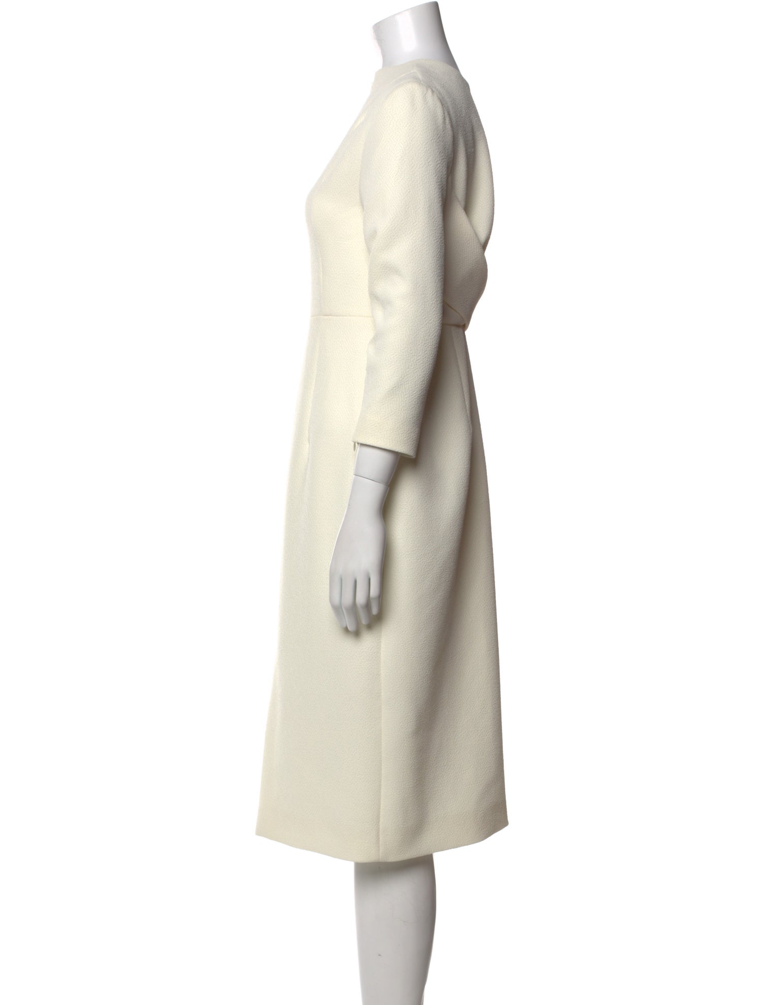 Emilia Wickstead Crew Neck Midi Length Dress