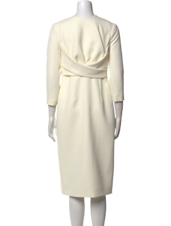 Emilia Wickstead Crew Neck Midi Length Dress