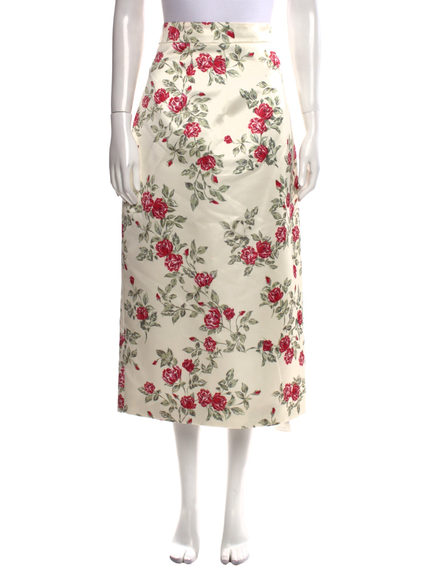 Emilia Wickstead Floral Print Midi Length Skirt
