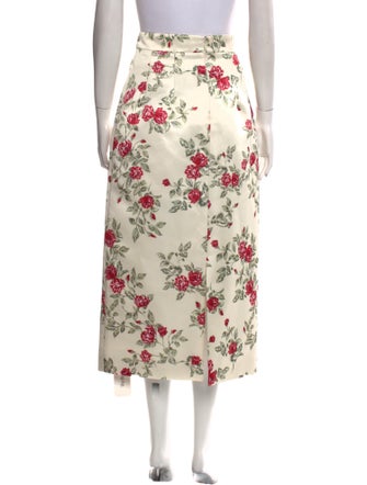 Emilia Wickstead Floral Print Midi Length Skirt