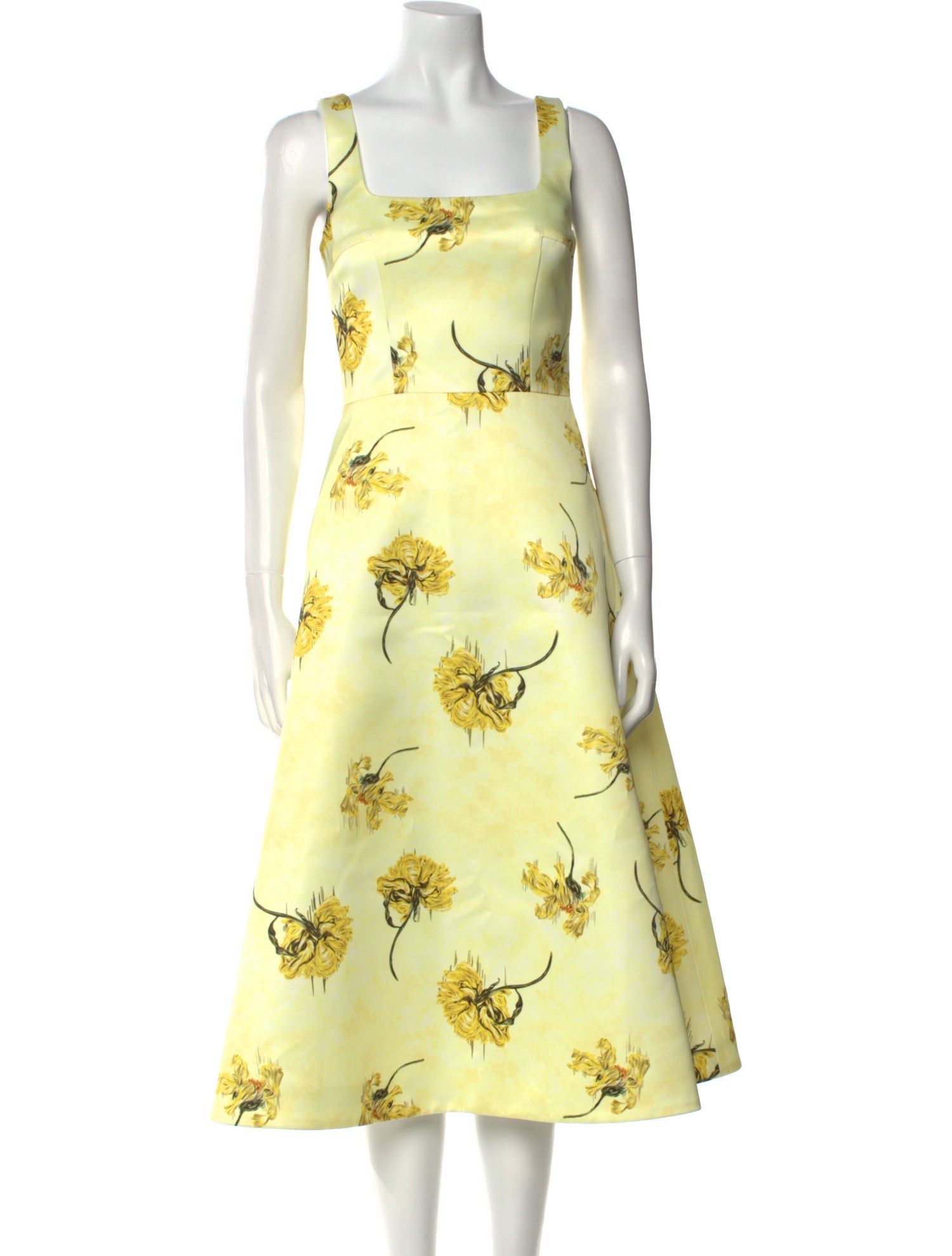 Emilia Wickstead Floral Print Midi Length Dress w/ Tags