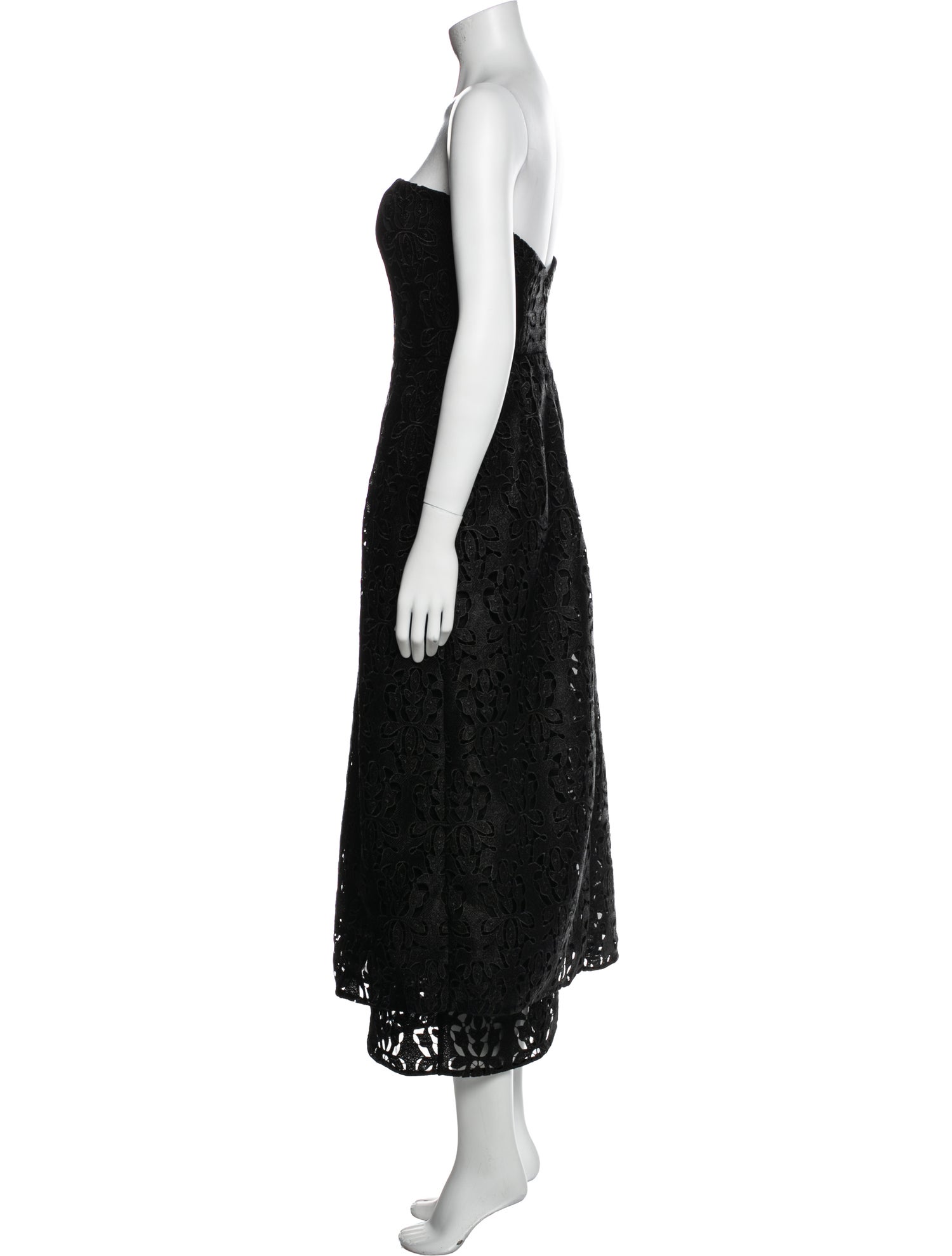 Emilia Wickstead Lace Pattern Midi Length Dress