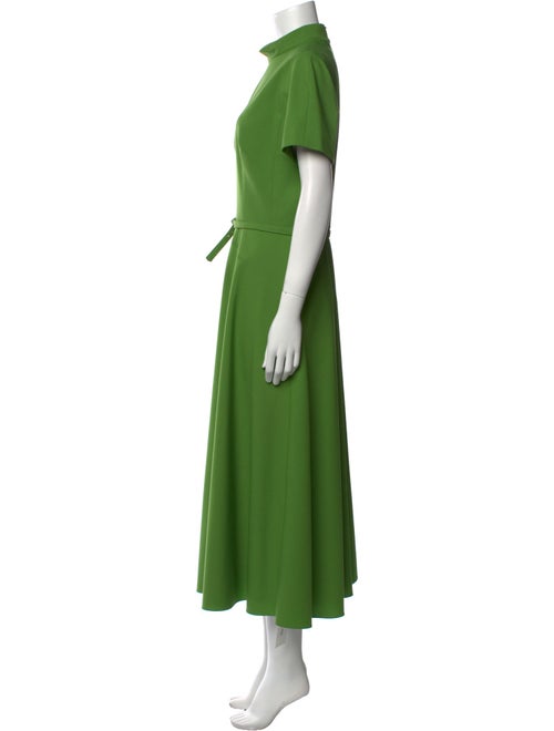 Emilia Wickstead Mock Neck Long Dress