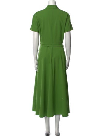 Emilia Wickstead Mock Neck Long Dress