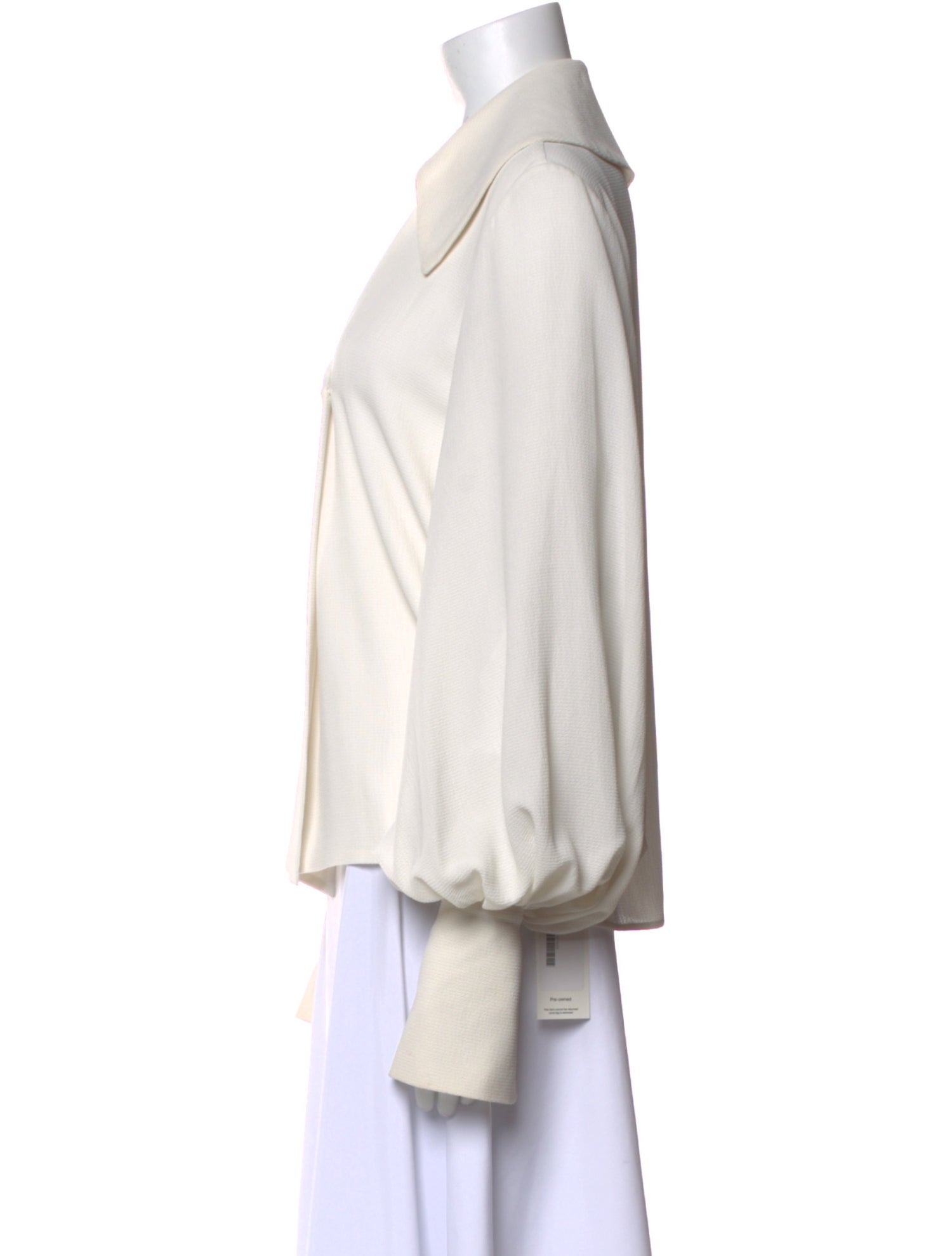 Emilia Wickstead V-Neck Long Sleeve Blouse