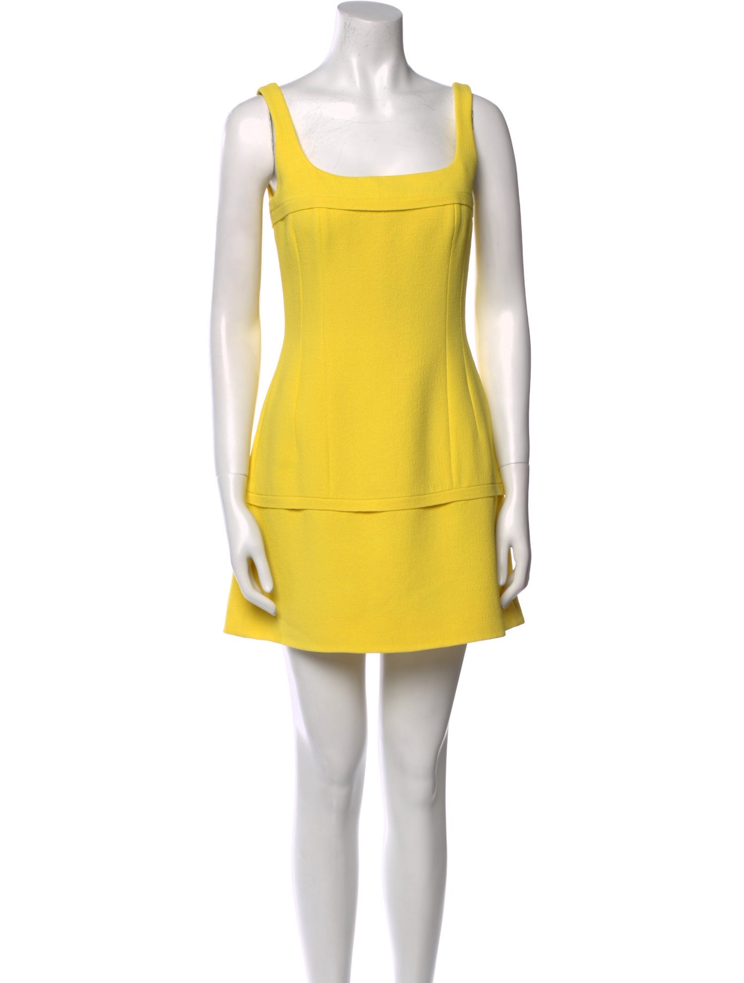 Emilia Wickstead Square Neckline Mini Dress