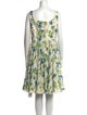 Emilia Wickstead Floral Print Knee-Length Dress