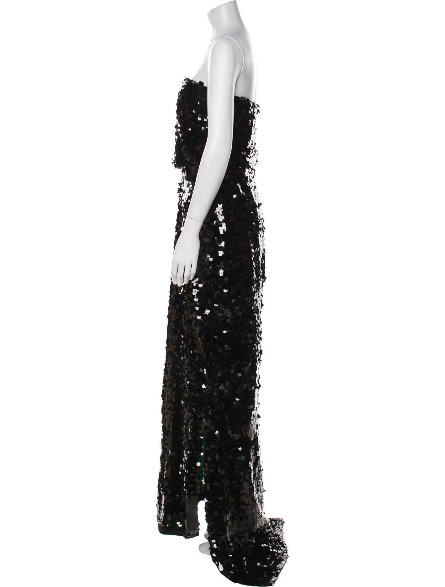 Emilia Wickstead Strapless Long Dress