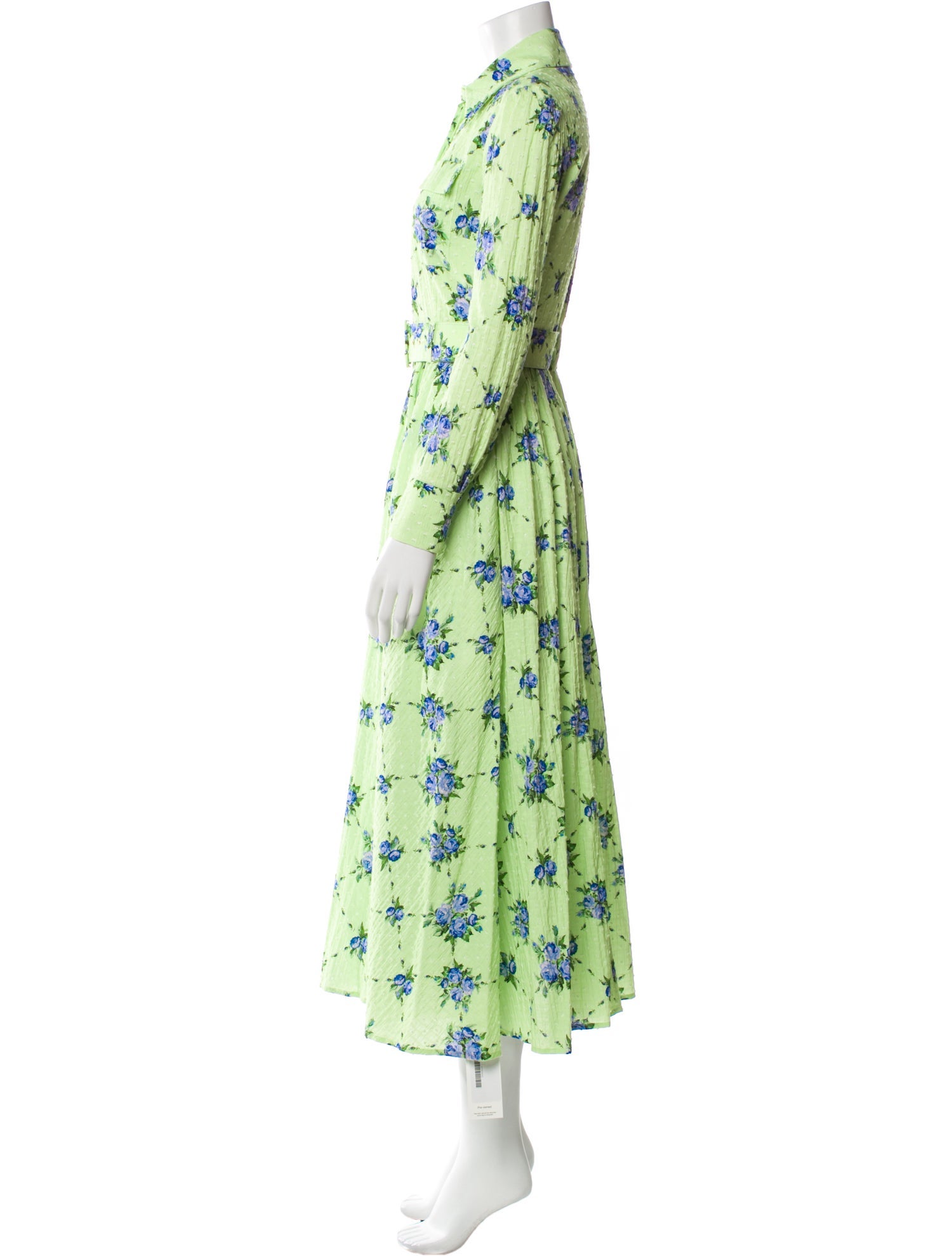Emilia Wickstead Floral Print Long Dress