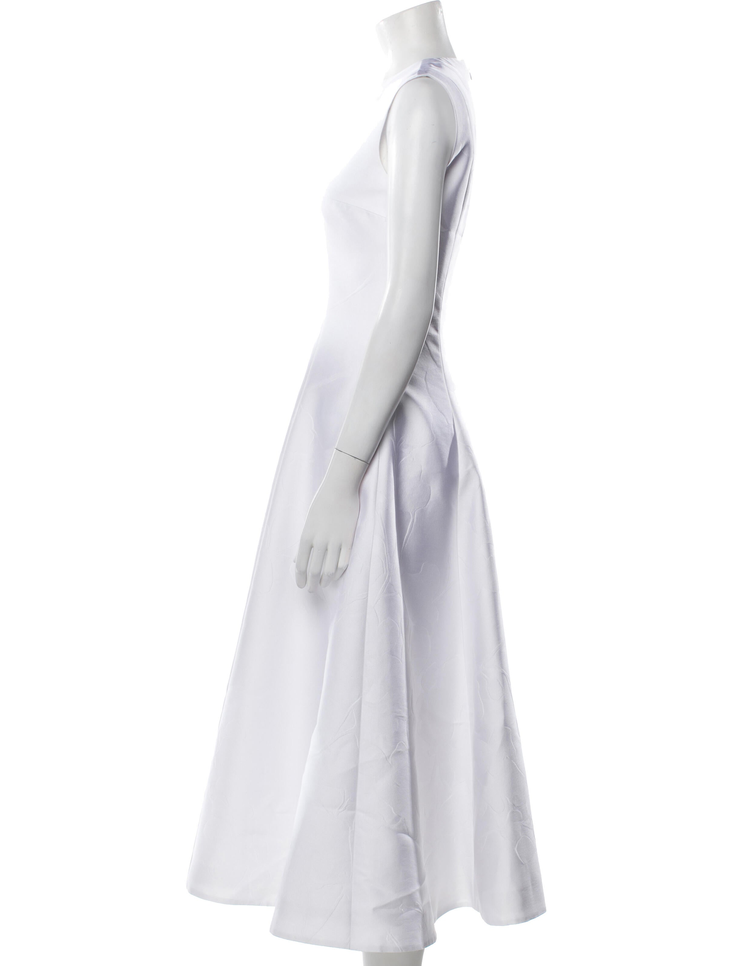 Emilia Wickstead Crew Neck Long Dress