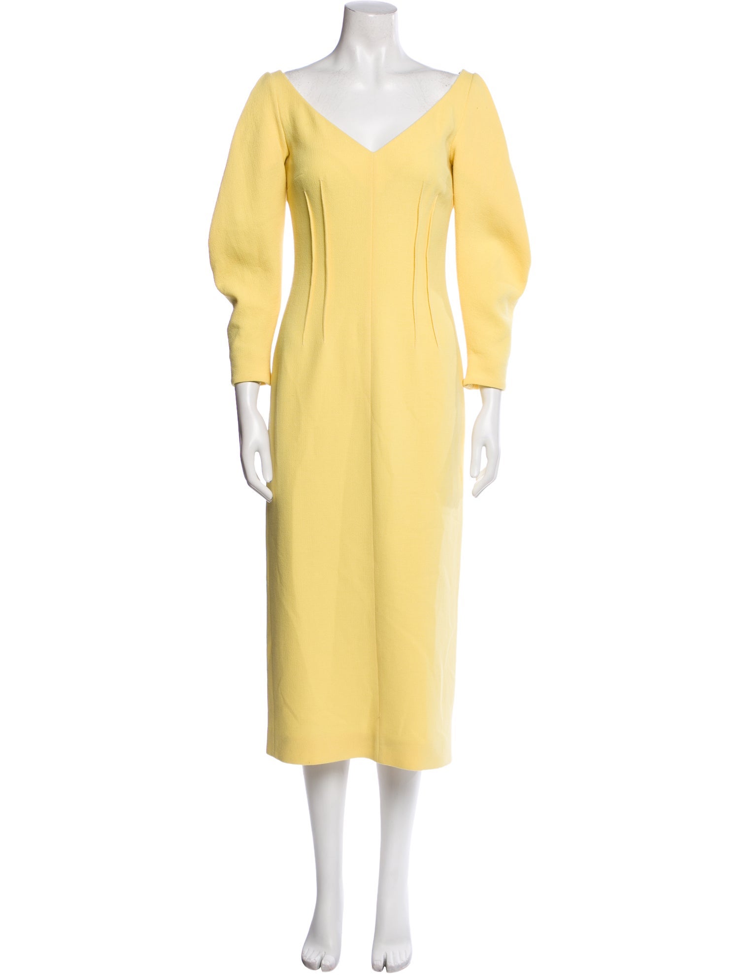 Emilia Wickstead Wool Long Dress