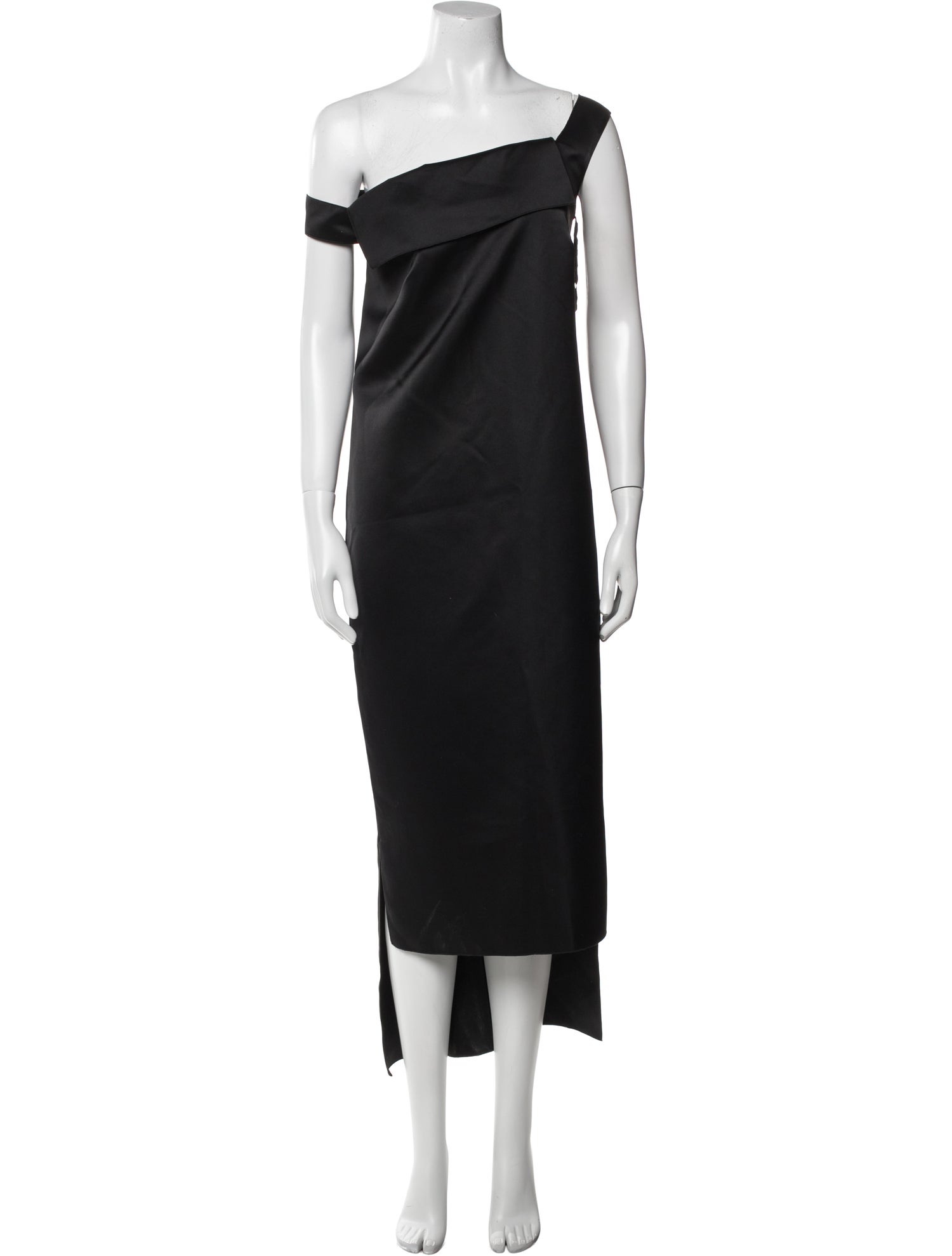 Emilia Wickstead One-Shoulder Long Dress