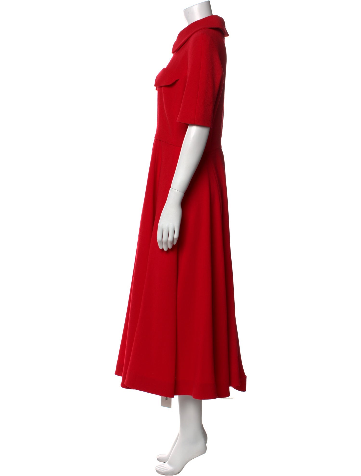 Emilia Wickstead Wool Long Dress