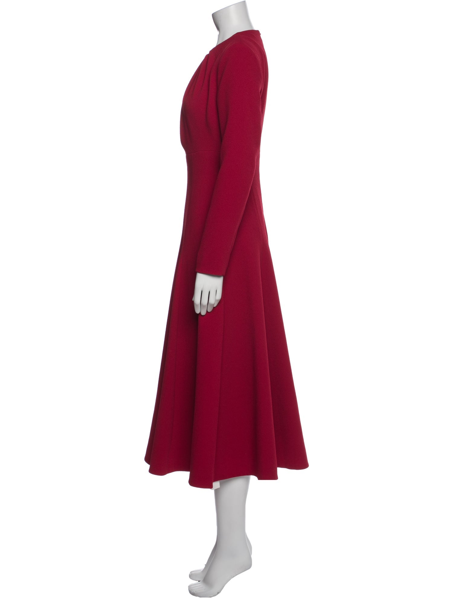 Emilia Wickstead Crew Neck Long Dress