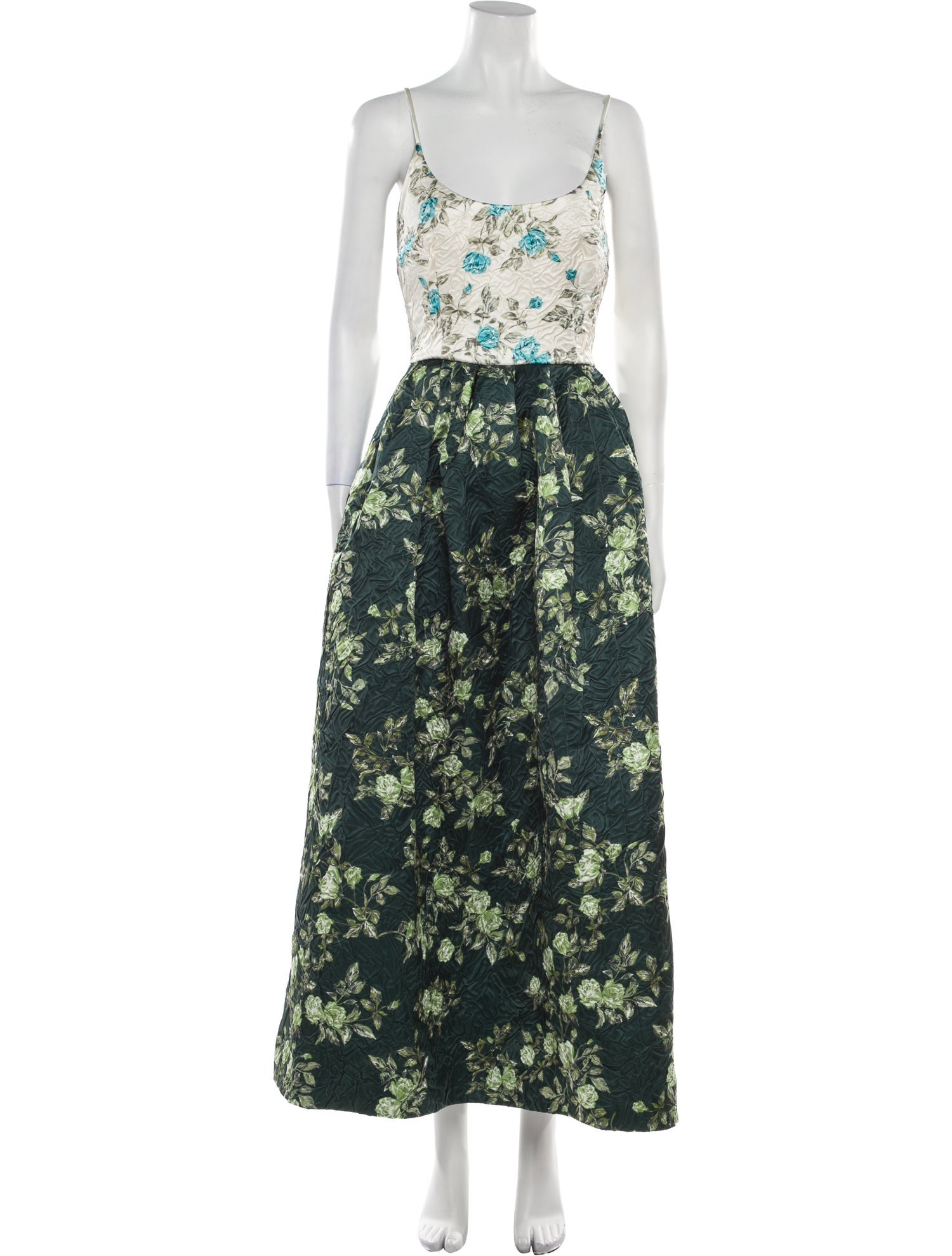 Emilia Wickstead Floral Print Long Dress w/ Tags