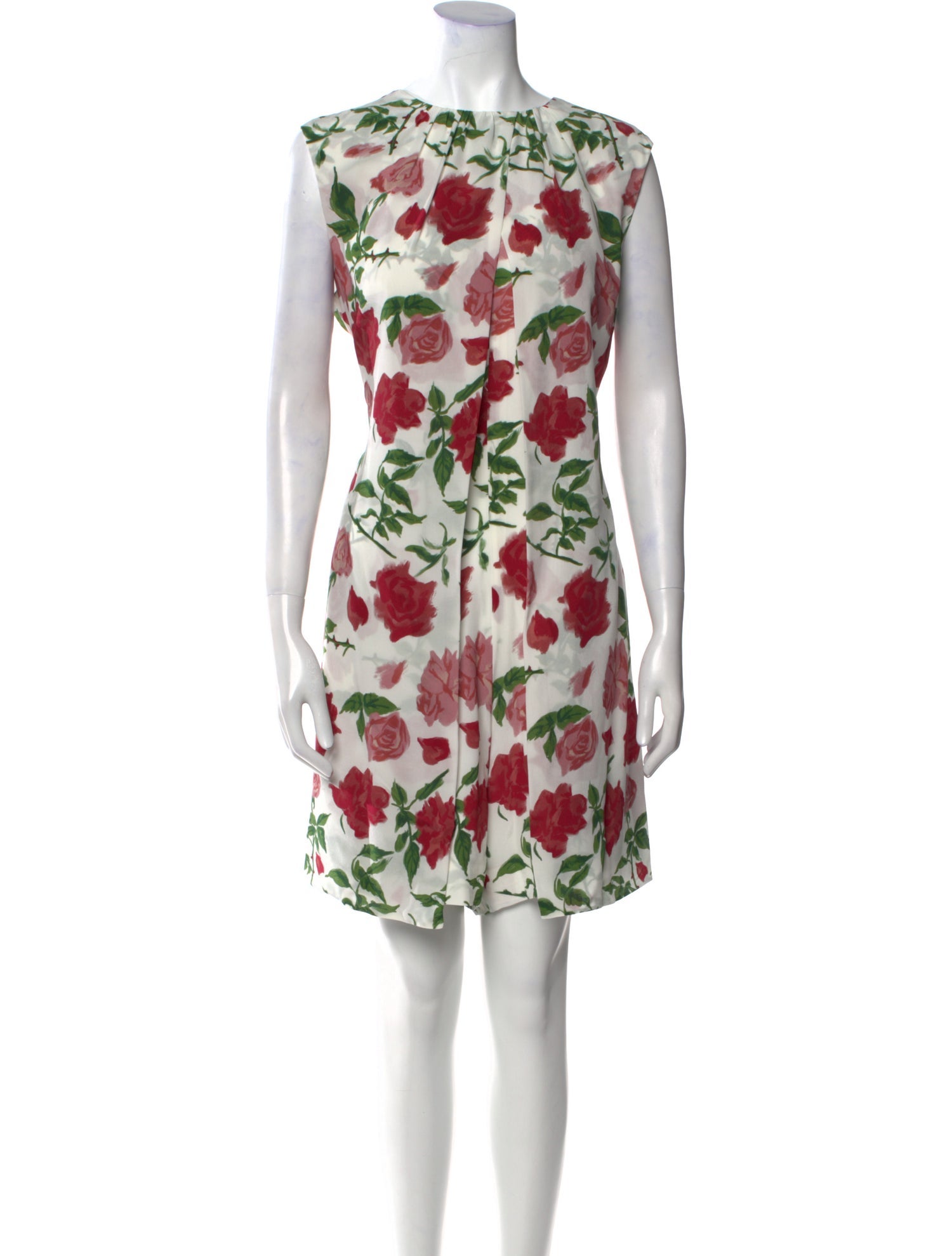 Emilia Wickstead Floral Print Bateau Neckline Romper