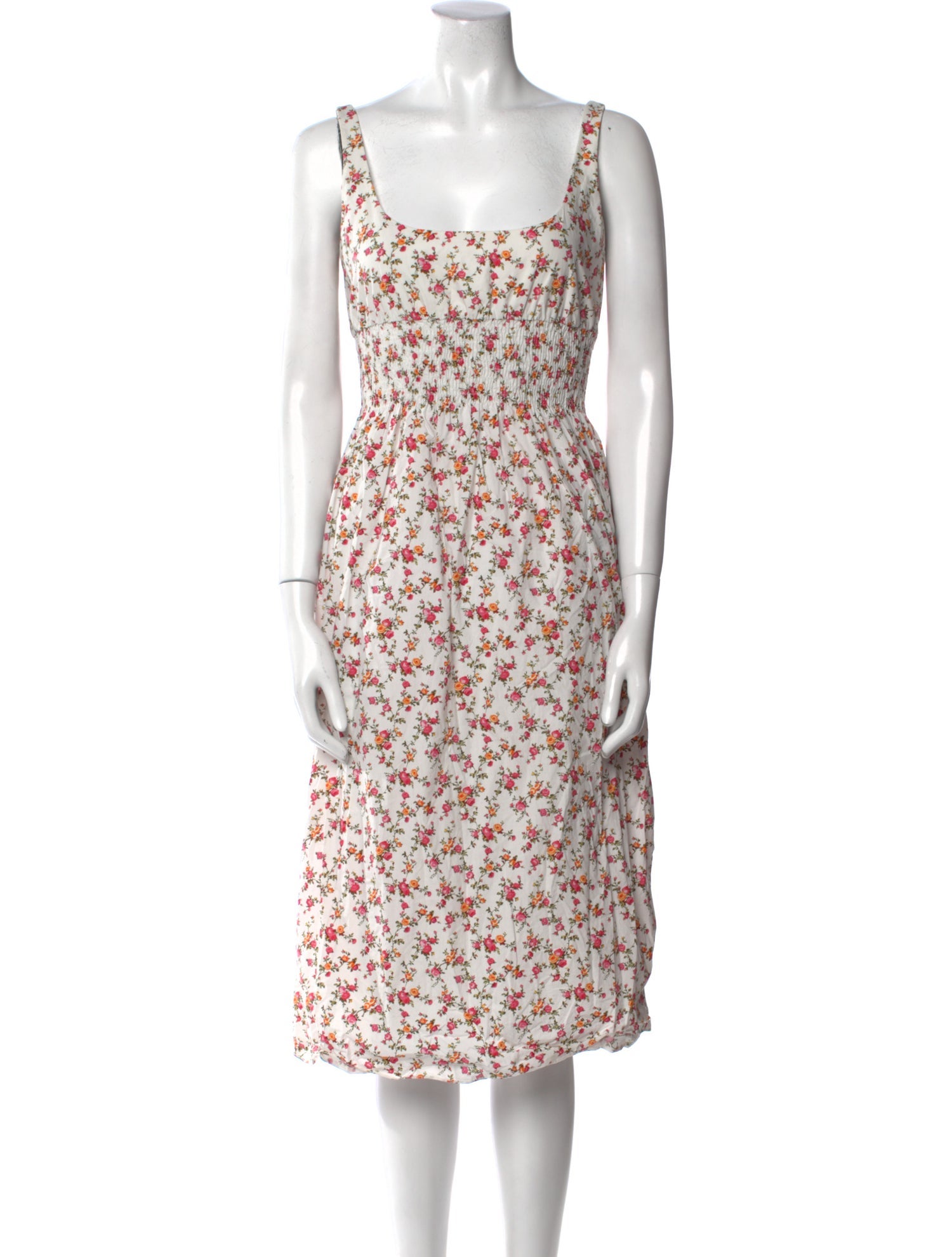 Emilia Wickstead Floral Print Midi Length Dress