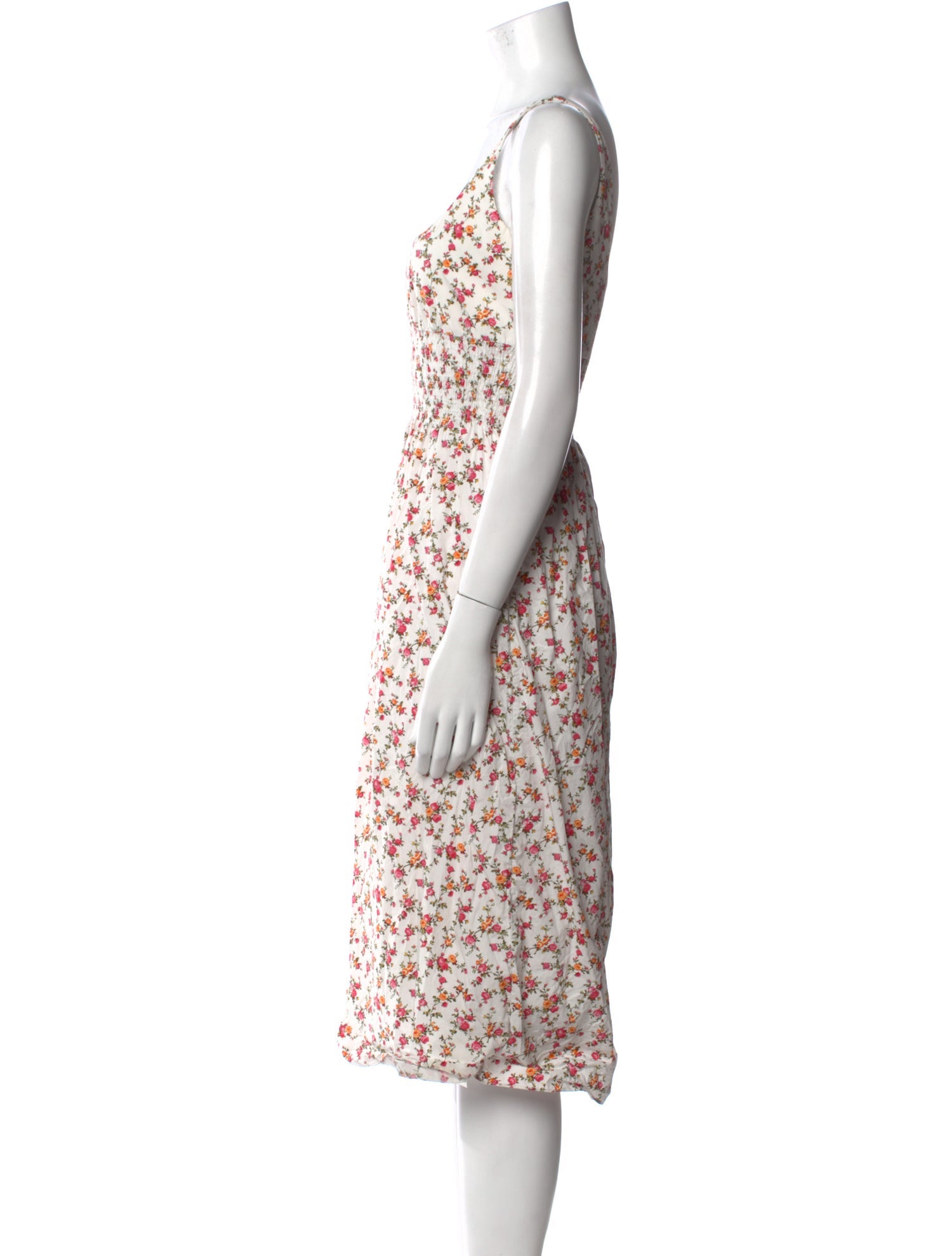 Emilia Wickstead Floral Print Midi Length Dress
