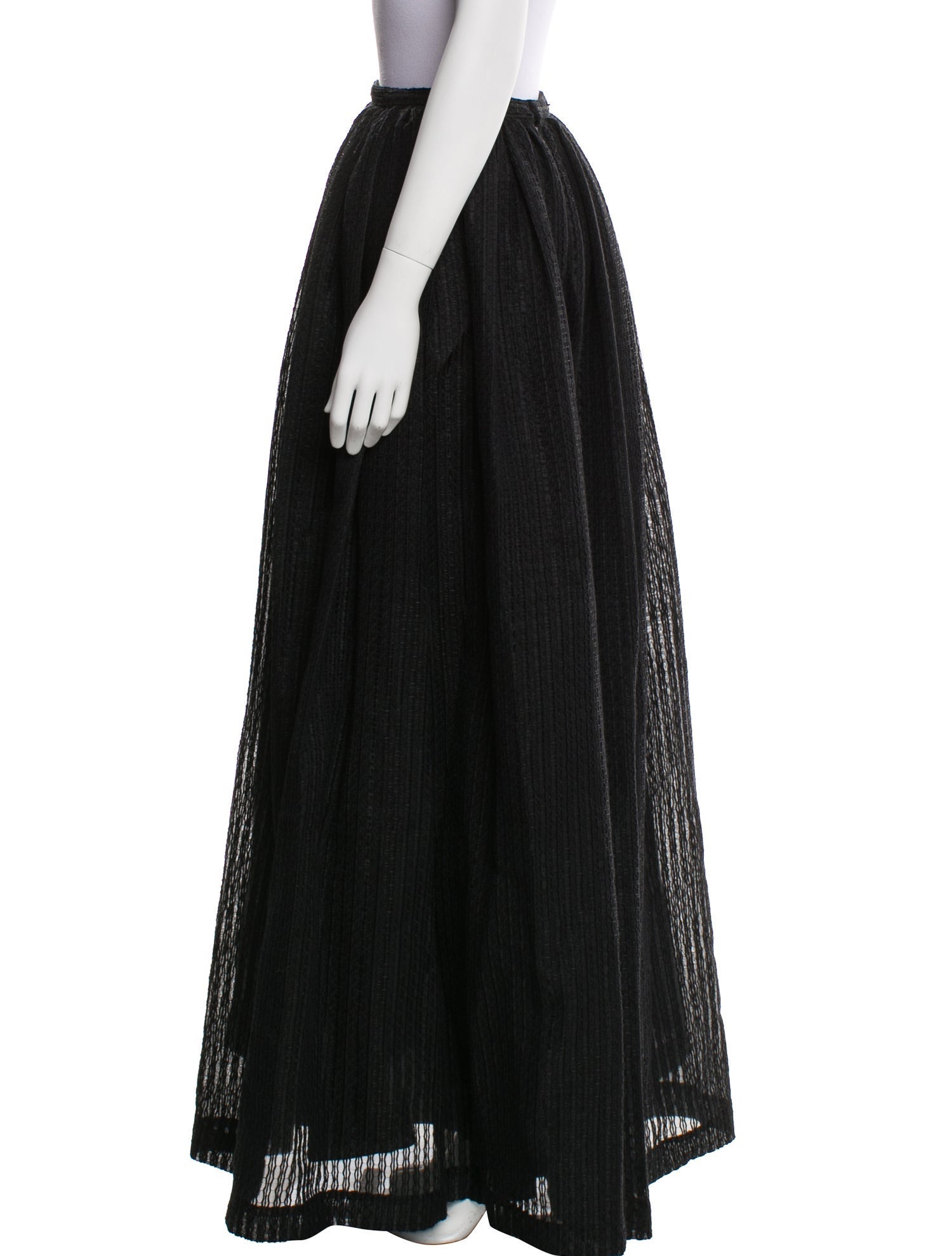 Emilia Wickstead Pleated Accents Long Skirt