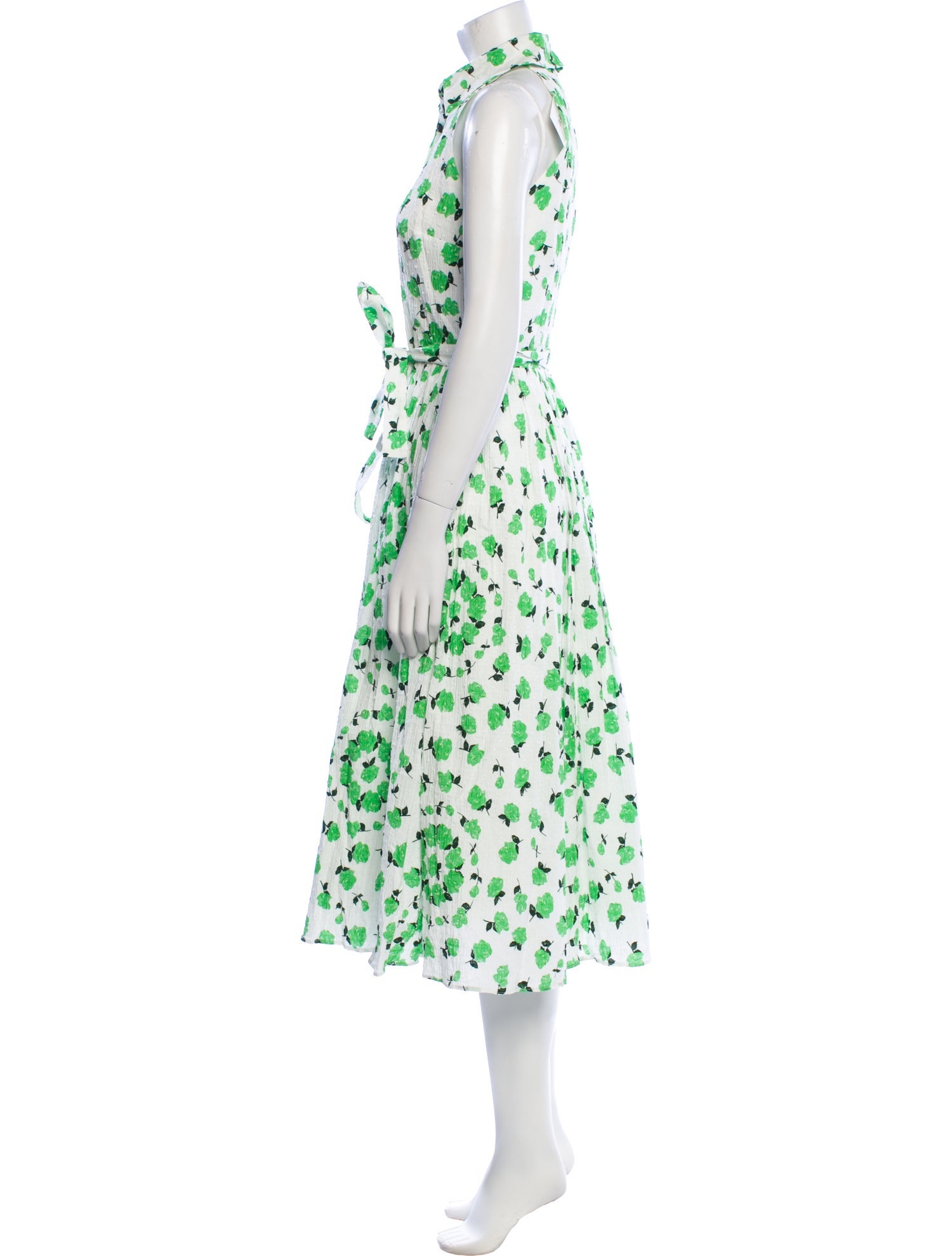 Emilia Wickstead Floral Print Long Dress