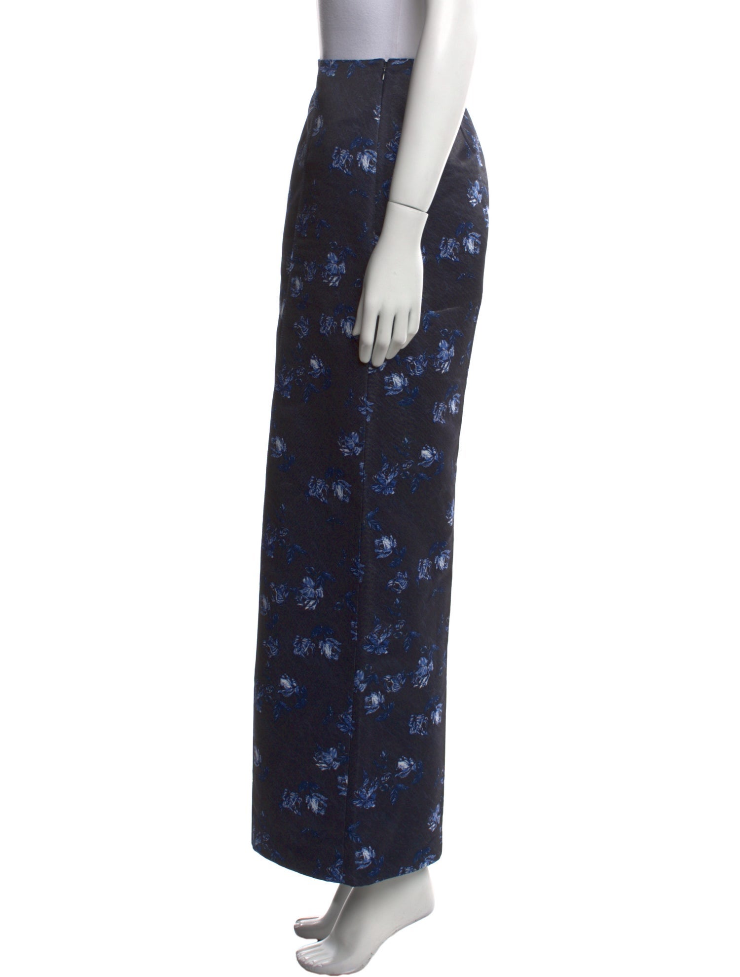 Emilia Wickstead Floral Print Wide Leg Pants