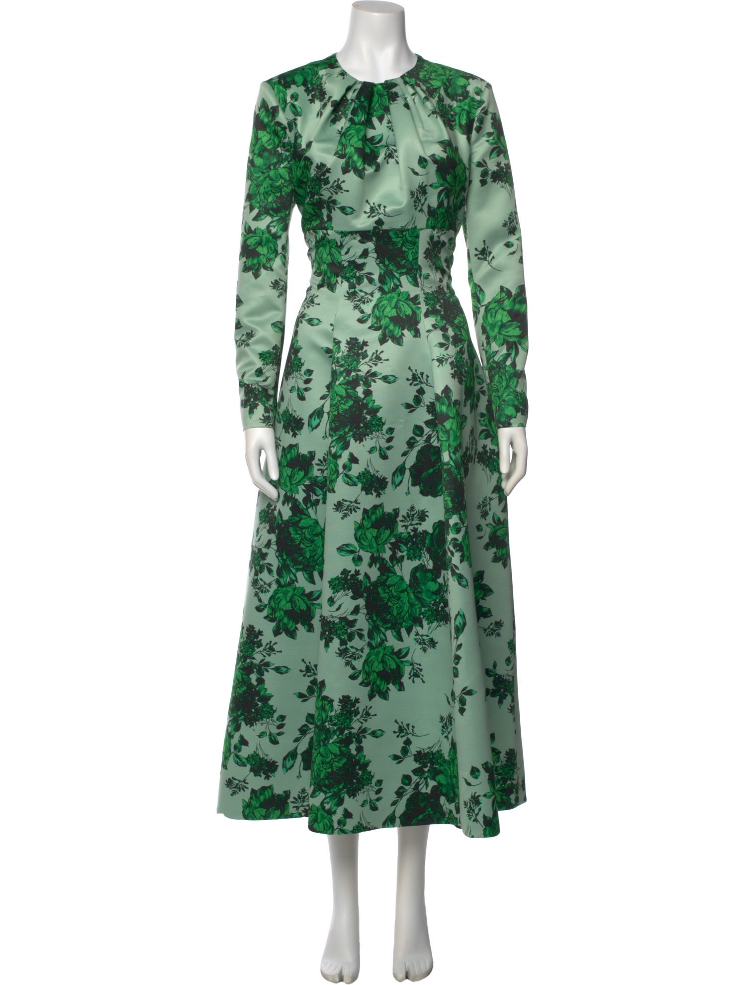 Emilia Wickstead Floral Print Long Dress w/ Tags