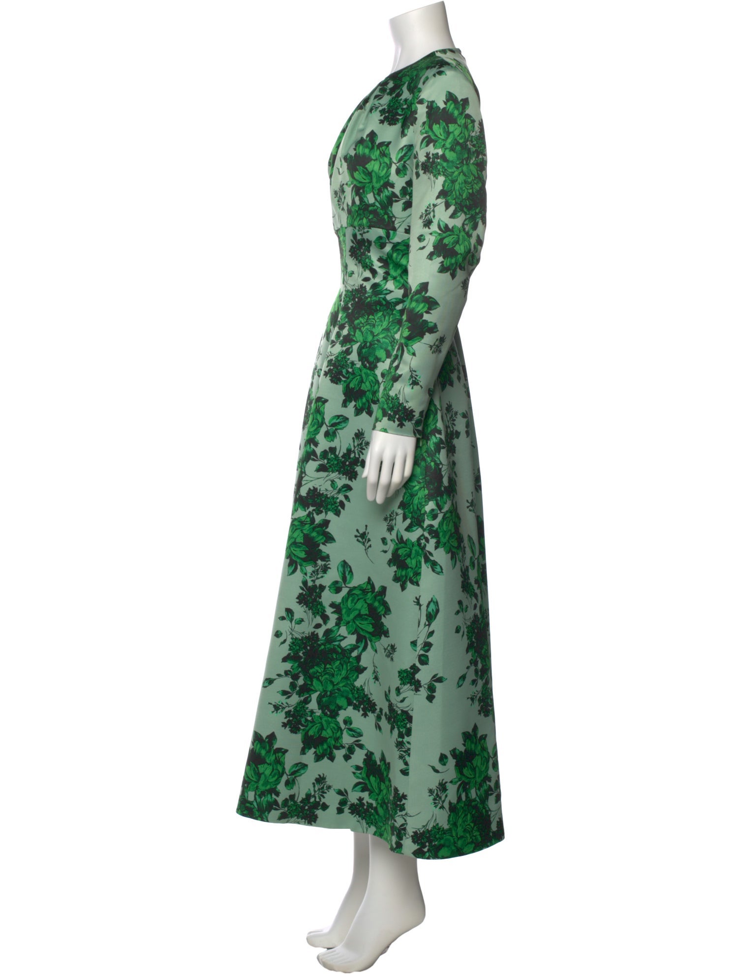 Emilia Wickstead Floral Print Long Dress w/ Tags