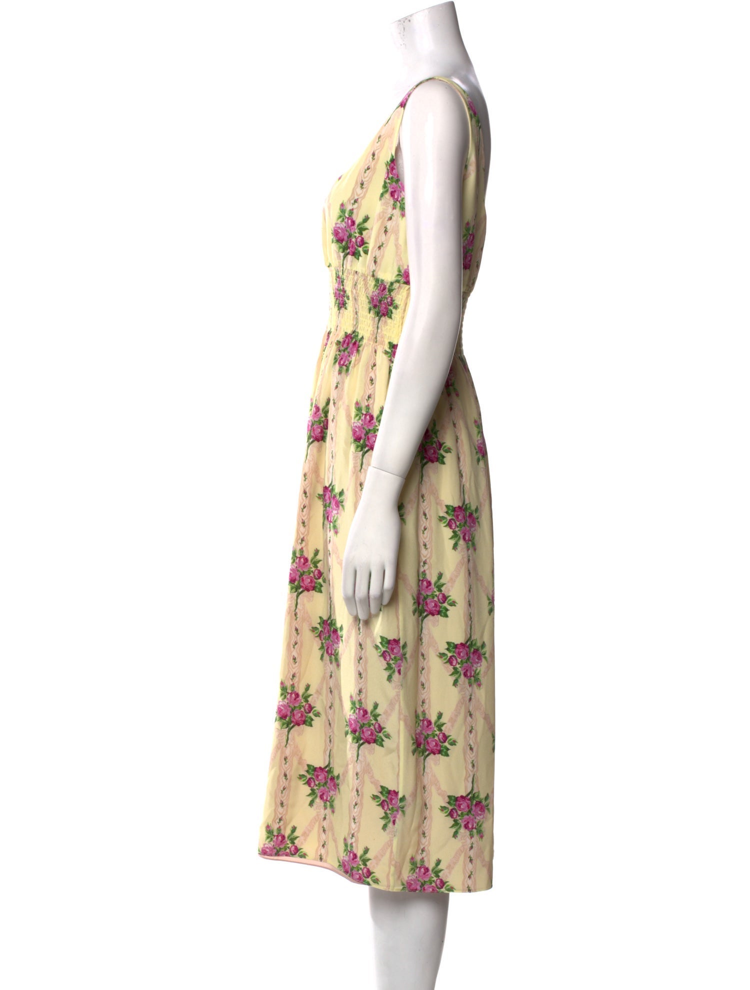 Emilia Wickstead Linen Midi Length Dress