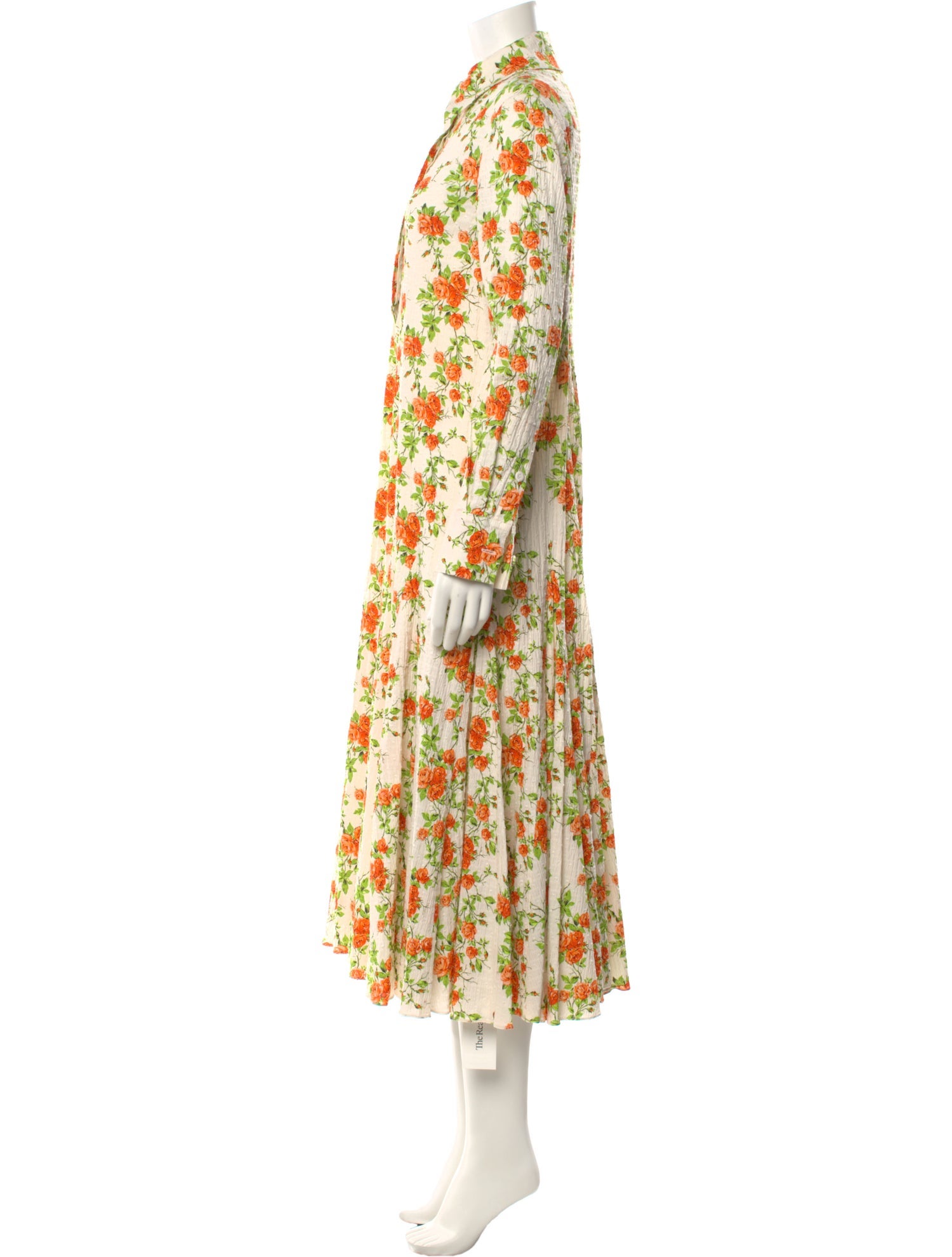 Emilia Wickstead Floral Print Long Dress