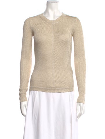 Pre-owned Emilia Wickstead V-neck Long Sleeve Top