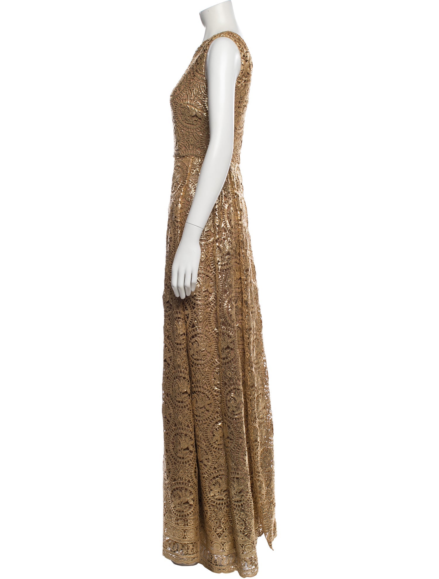 emilia wickstead brown dress Flared embroidered midi dress in brown - Emilia Wickstead