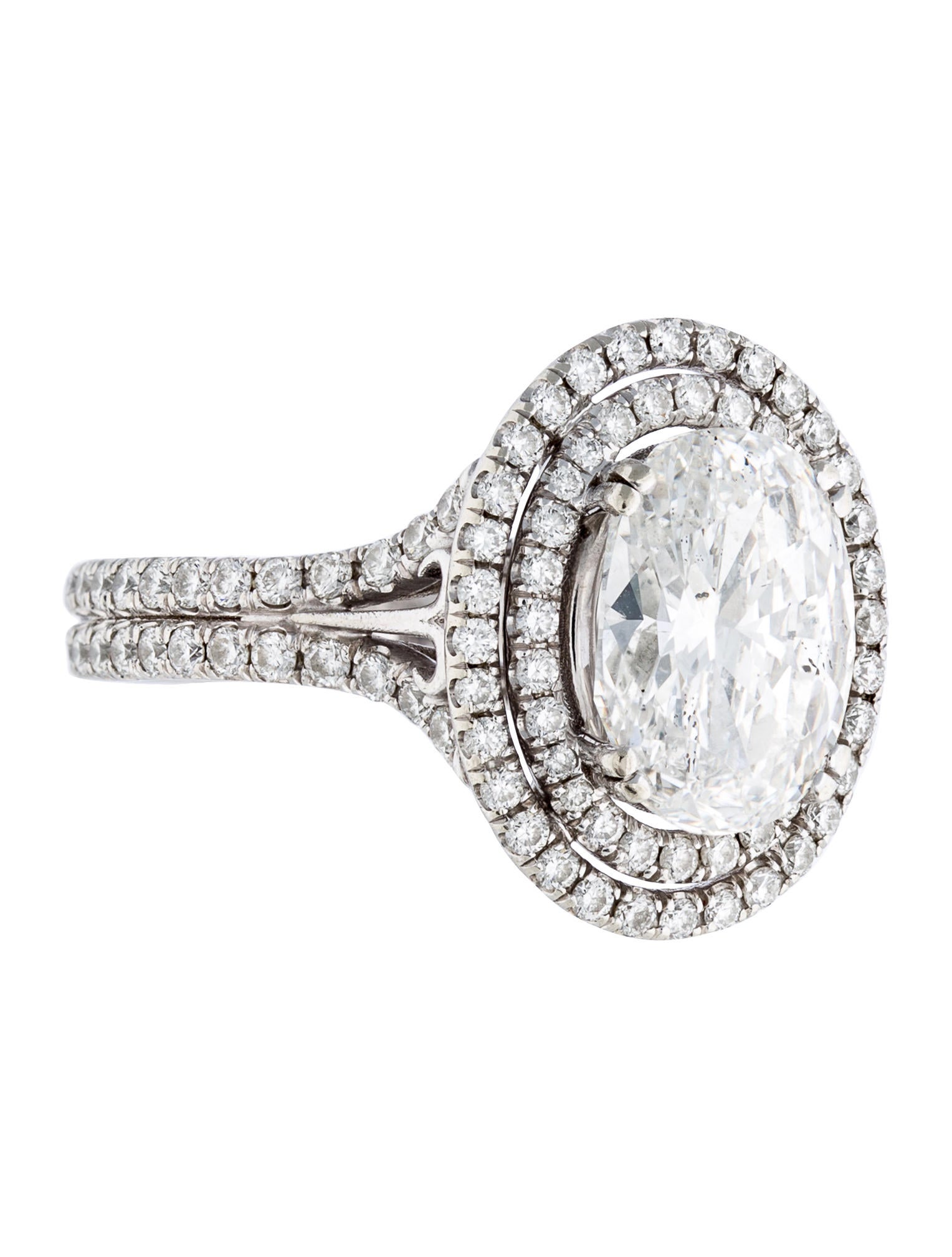 Engagement Ring Diamond Double Halo Engagement Ring