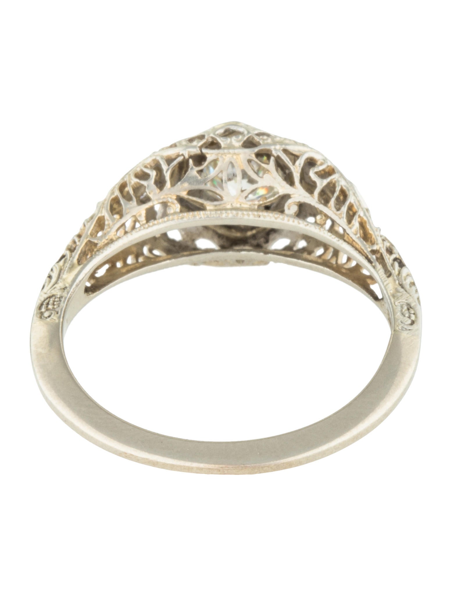 deco filigree engagement rings deco 14k filigree engagement ring rings engri20541 the realreal deco filigree engagement rings deco 14k filigree engagement ring rings engri20541 the realreal