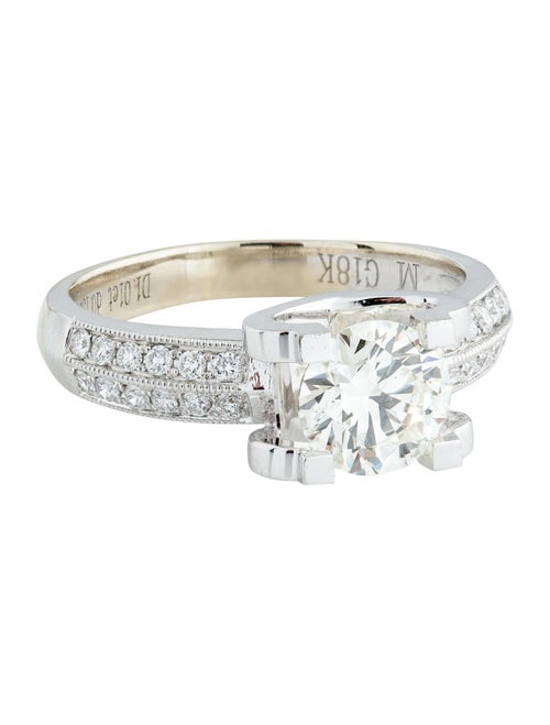 Engagement Ring 18K 1.03ct Diamond Engagement Ring