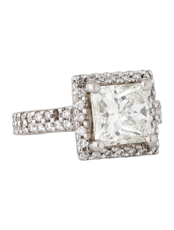 De Beers 1.01 Ct Round Brilliant Diamond Engagement Ring Rings