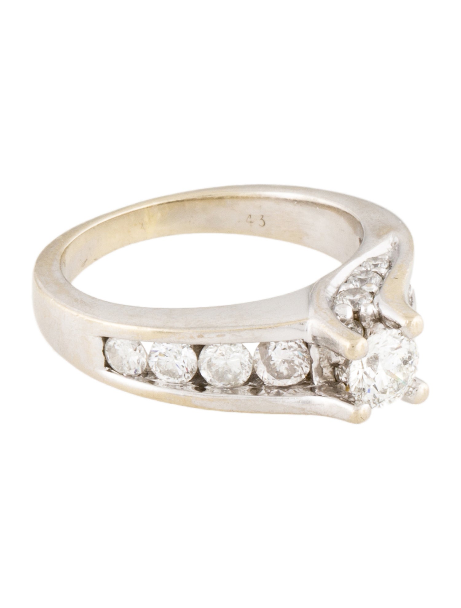 Engagement Ring 14K 1.51ctw Diamond Engagement Ring