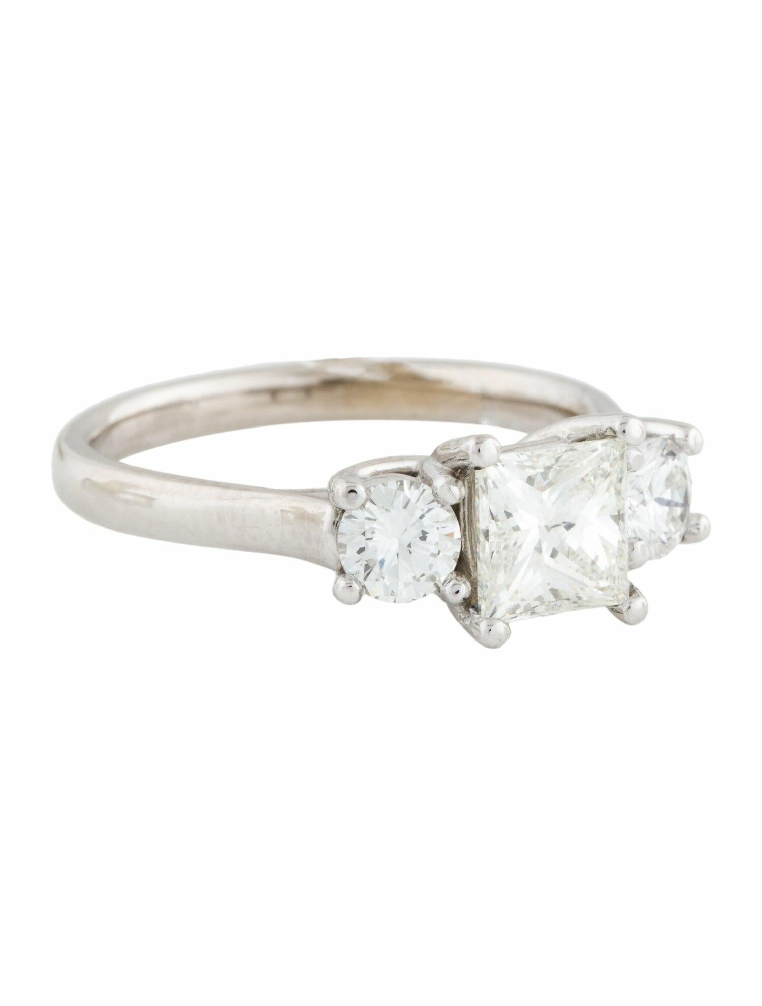 Engagement Ring 1.64ctw Diamond Three-Stone Engagement Ring