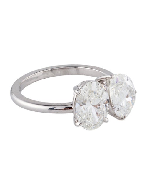 Engagement Ring 3.19ctw Lab-Grown Diamond Toi et Moi