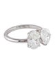 Engagement Ring 3.19ctw Lab-Grown Diamond Toi et Moi