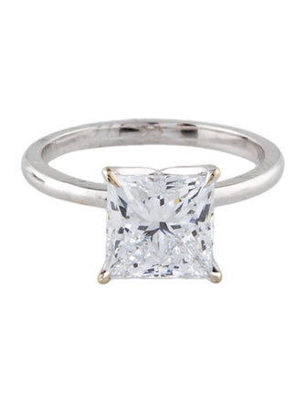 Engagement Ring 3.08ct Lab-Grown Diamond Engagement Ring