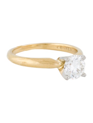 Engagement Ring 18K Diamond 4.75