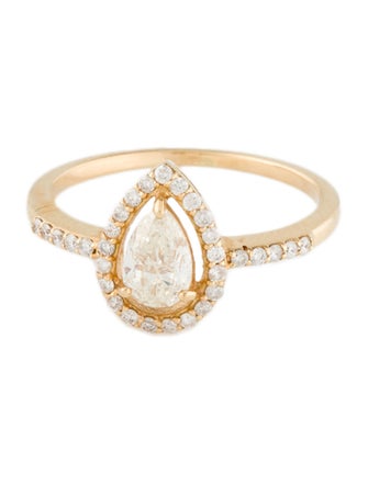 Engagement Ring 18K Diamond Engagement Ring