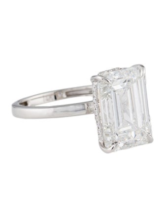 Engagement Ring 7.04ct Lab-Grown Diamond Hidden Halo Engagement Ring