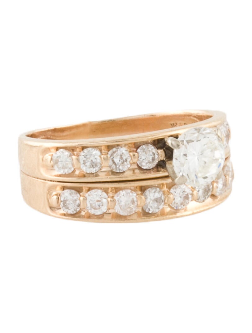 Engagement Ring 14K 1.38ctw Diamond Engagement Ring