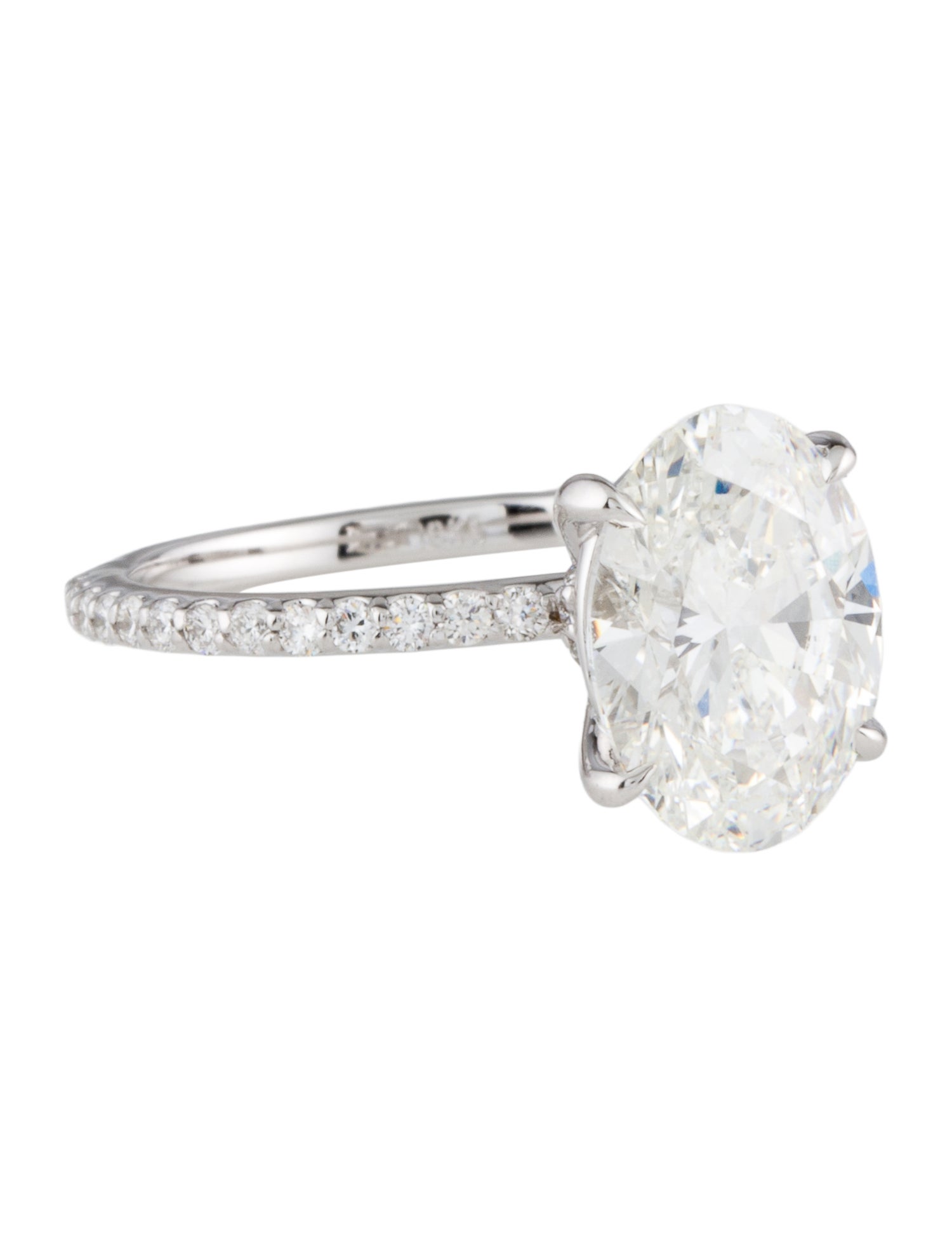 Engagement Ring 3.50ct Lab-Grown Diamond Hidden Halo Engagement Ring