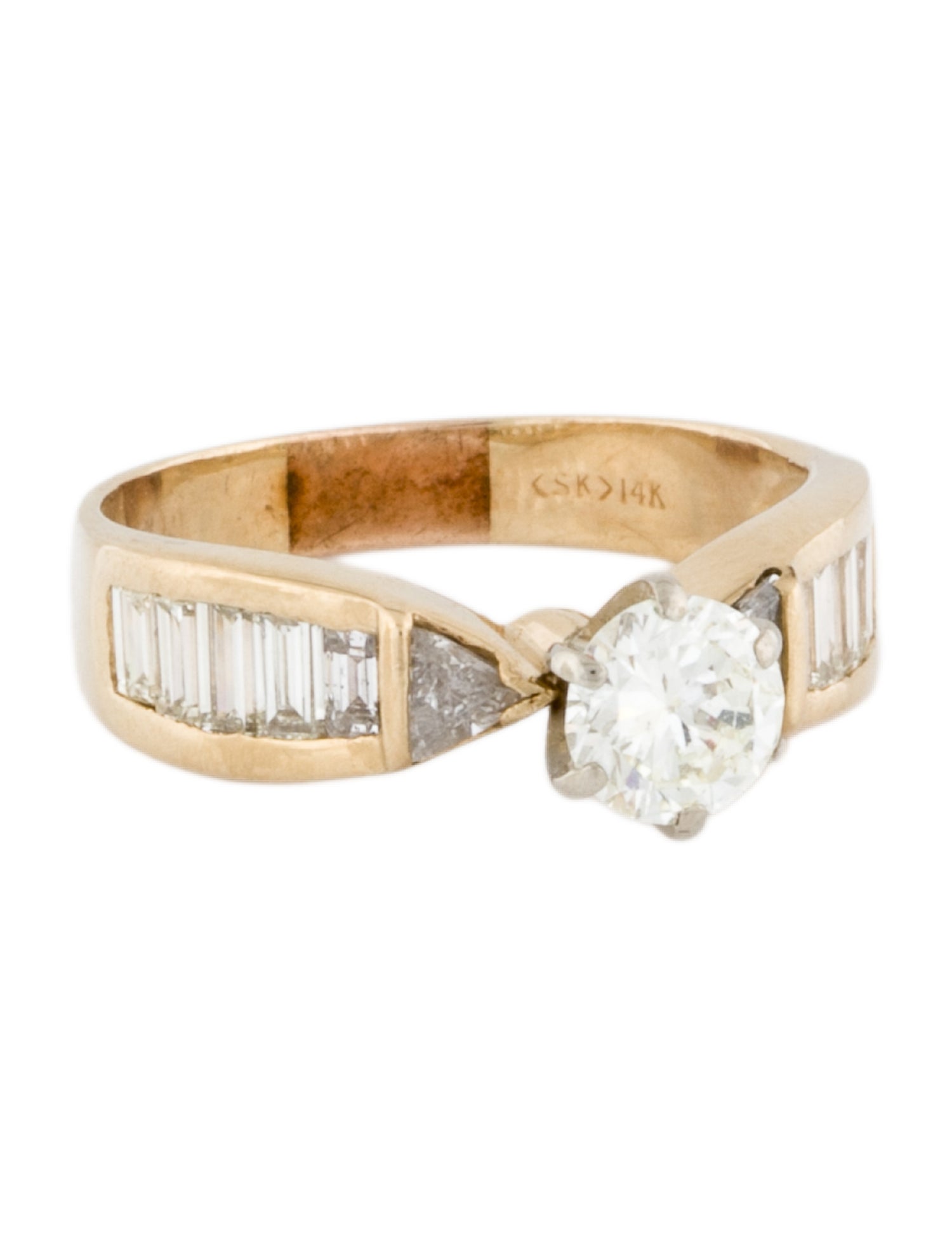 Engagement Ring 1.76ctw Diamond